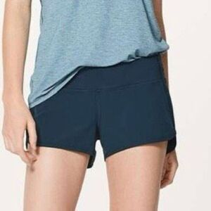 Lululemon Speed Short 4 Way Stretch Jaded Size 8